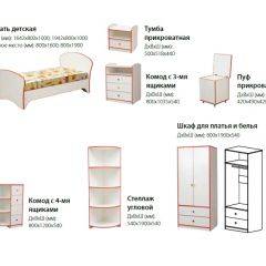 Набор мебели для детской Юниор-10 (с кроватью 800*1900) ЛДСП в Пуровске - purovsk.mebel24.online | фото 2