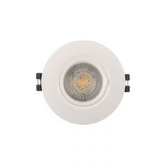 DK3028-WH Встраиваемый светильник, IP 20, 10 Вт, GU5.3, LED, белый, пластик в Пуровске - purovsk.mebel24.online | фото