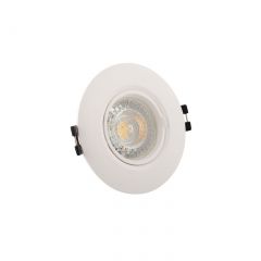 DK3028-WH Встраиваемый светильник, IP 20, 10 Вт, GU5.3, LED, белый, пластик в Пуровске - purovsk.mebel24.online | фото 3