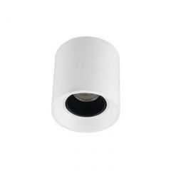 DK3090-WH+BK Светильник накладной IP 20, 10 Вт, GU5.3, LED, белый/черный, пластик в Пуровске - purovsk.mebel24.online | фото