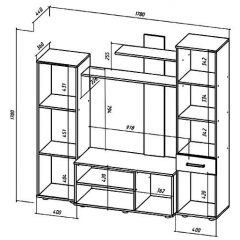 ИБИЦА Гостиная (ЯШС/ЯШТ) в Пуровске - purovsk.mebel24.online | фото 2