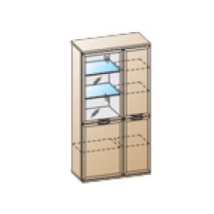 Гостиная Карина Композиция 24 (Гикори Джексон светлый) в Пуровске - purovsk.mebel24.online | фото 2