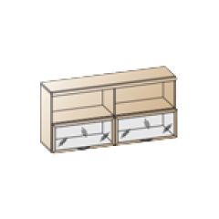 Гостиная Карина Композиция 9 (Гикори Джексон светлый) в Пуровске - purovsk.mebel24.online | фото 3