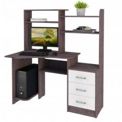 Компьютерный стол №16 (Анкор темныйанкор темный) в Пуровске - purovsk.mebel24.online | фото 2
