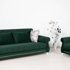 Комплект Роуз ТД 411 диван-кровать + кресло + комплект подушек в Пуровске - purovsk.mebel24.online | фото 1