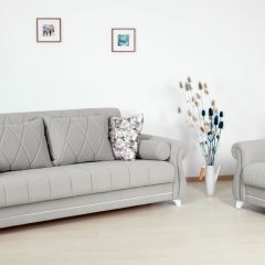 Комплект Роуз ТД 414 диван-кровать + кресло + комплект подушек в Пуровске - purovsk.mebel24.online | фото 1