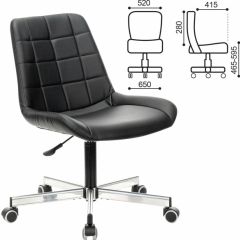 Кресло BRABIX "Deco MG-316" (черное) 532080 в Пуровске - purovsk.mebel24.online | фото 2
