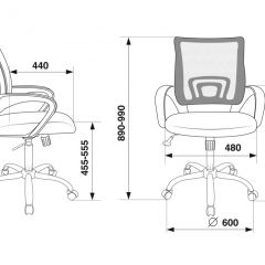 Кресло Бюрократ CH-695N/SL/BL/TW-11 синий TW-05 черный TW-11 в Пуровске - purovsk.mebel24.online | фото 4