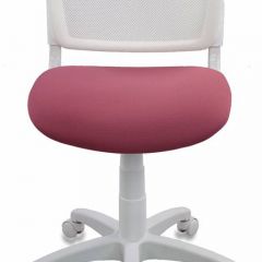 Кресло детское Бюрократ CH-W296NX/26-31 белый TW-15 розовый 26-31 в Пуровске - purovsk.mebel24.online | фото 3