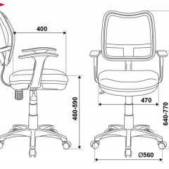 Кресло детское Бюрократ CH-W797/OR/TW-96-1 оранжевый в Пуровске - purovsk.mebel24.online | фото 3