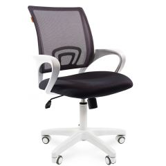 Кресло для оператора CHAIRMAN 696 white (ткань TW-12/сетка TW-04) в Пуровске - purovsk.mebel24.online | фото