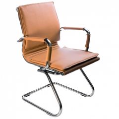 Кресло для посетителя Бюрократ CH-993-Low-V/Camel светло-коричневый в Пуровске - purovsk.mebel24.online | фото