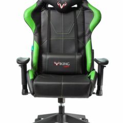 Кресло игровое Бюрократ VIKING 5 AERO LGREEN черный/салатовый в Пуровске - purovsk.mebel24.online | фото 2