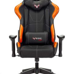 Кресло игровое Бюрократ VIKING 5 AERO ORANGE черный/оранжевый в Пуровске - purovsk.mebel24.online | фото 3