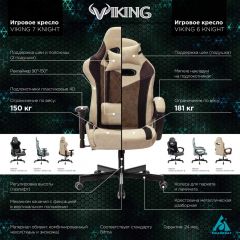 Кресло игровое Бюрократ VIKING 6 KNIGHT BL FABRIC синий в Пуровске - purovsk.mebel24.online | фото 5