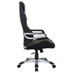 Кресло компьютерное BRABIX Techno GM-002 (ткань) черное/серое, вставки белые (531815) в Пуровске - purovsk.mebel24.online | фото 4