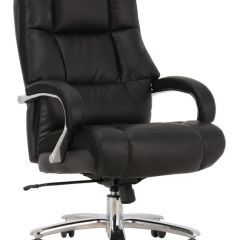 Кресло офисное BRABIX PREMIUM "Bomer HD-007" (рециклированная кожа, хром, черное) 531939 в Пуровске - purovsk.mebel24.online | фото