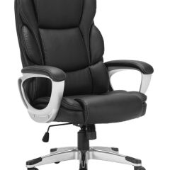 Кресло офисное BRABIX PREMIUM "Rest EX-555" (пружинный блок, экокожа, черное) 531938 в Пуровске - purovsk.mebel24.online | фото