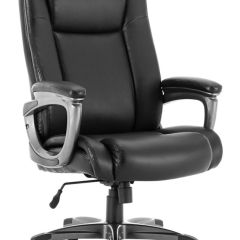 Кресло офисное BRABIX PREMIUM "Solid HD-005" (рециклированная кожа, черное) 531941 в Пуровске - purovsk.mebel24.online | фото
