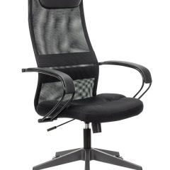Кресло офисное BRABIX PREMIUM "Stalker EX-608 PL" (ткань-сетка/кожзам, черное) 532090 в Пуровске - purovsk.mebel24.online | фото
