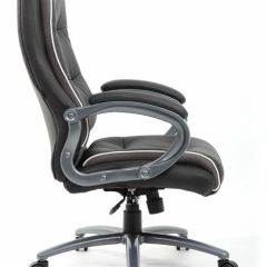Кресло офисное BRABIX PREMIUM "Strong HD-009" (экокожа черная, ткань серая) 531945 в Пуровске - purovsk.mebel24.online | фото 3