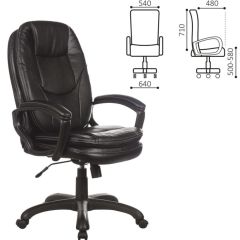Кресло офисное BRABIX PREMIUM "Trend EX-568" (экокожа, черное) 532100 в Пуровске - purovsk.mebel24.online | фото 2