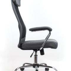 Кресло офисное BRABIX "Flight EX-540" (хром, ткань, сетка, серое) 531848 в Пуровске - purovsk.mebel24.online | фото 3