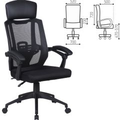 Кресло офисное BRABIX "Nexus ER-401" (черное) 531835 в Пуровске - purovsk.mebel24.online | фото 2