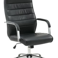 Кресло офисное BRABIX "Stark EX-547" (экокожа, хром, черное) 531948 в Пуровске - purovsk.mebel24.online | фото