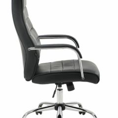 Кресло офисное BRABIX "Stark EX-547" (экокожа, хром, черное) 531948 в Пуровске - purovsk.mebel24.online | фото 3