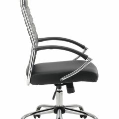 Кресло офисное BRABIX "Style EX-528", экокожа, хром, черное, 531947 в Пуровске - purovsk.mebel24.online | фото 3