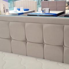 Кровать Адриана Люкс Решетка+ПМ+Дно (1400) в Пуровске - purovsk.mebel24.online | фото 6