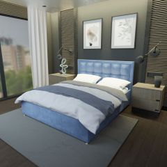 Кровать Адриана Решетка+ПМ+Дно (1200) в Пуровске - purovsk.mebel24.online | фото