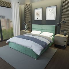 Кровать Аврора Решетка+ПМ (1200) *БЕЗ ДНА в Пуровске - purovsk.mebel24.online | фото