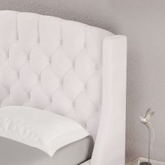 Кровать Франческа + Решетка+ПМ (1400) *БЕЗ ДНА в Пуровске - purovsk.mebel24.online | фото 4