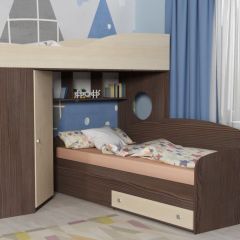 Кровать Кадет-2 с универсальной лестницей в Пуровске - purovsk.mebel24.online | фото 2
