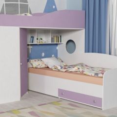 Кровать Кадет-2 с универсальной лестницей в Пуровске - purovsk.mebel24.online | фото 3
