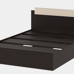СОФИЯ Кровать КР1600 (венге/дуб белфорт) щиты в Пуровске - purovsk.mebel24.online | фото