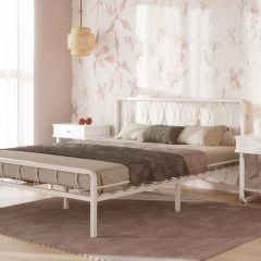Кровать "Клэр" КМД18 Белая (1600*2000) (ножки-белые) в Пуровске - purovsk.mebel24.online | фото
