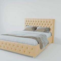 Кровать Версаль 800 без основания (экокожа бежевый) в Пуровске - purovsk.mebel24.online | фото