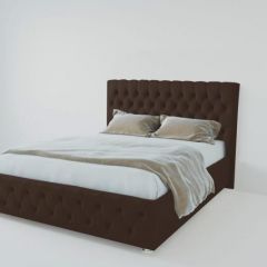 Кровать Версаль 900 без основания (экокожа коричневый) в Пуровске - purovsk.mebel24.online | фото