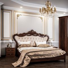Кровать с мягким изголовьем Афина 1800 (караваджо) в Пуровске - purovsk.mebel24.online | фото 5