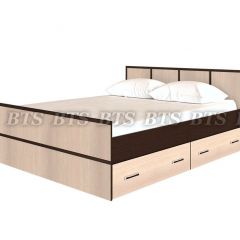 Кровать Сакура 1600 LIGHT + Проложки LIGHT 1.6 ДСП (Венге/Лоредо) в Пуровске - purovsk.mebel24.online | фото