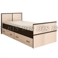 Кровать Сакура 900 LIGHT + Проложки LIGHT 0.9 ДСП (Венге/Лоредо) в Пуровске - purovsk.mebel24.online | фото