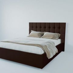 Кровать Венеция без основания 900 (экокожа коричневая) в Пуровске - purovsk.mebel24.online | фото