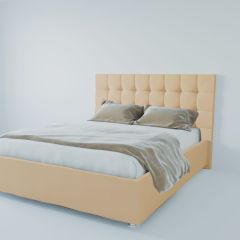 Кровать Венеция с ПМ 1400 (экокожа бежевая) в Пуровске - purovsk.mebel24.online | фото 2