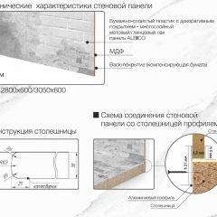 Кухонный фартук со столешницей (А-07) в едином стиле (3050 мм) в Пуровске - purovsk.mebel24.online | фото 7