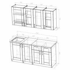 Кухонный гарнитур Ника демо 1700 в Пуровске - purovsk.mebel24.online | фото 4