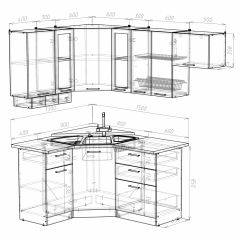 Кухонный гарнитур Симона литл 1300*2000 в Пуровске - purovsk.mebel24.online | фото 3