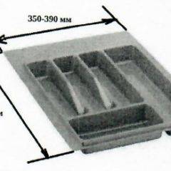 Лоток для столовых приборов 350-390 380-490 (SV-Мебель) в Пуровске - purovsk.mebel24.online | фото 2